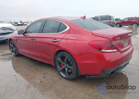 2019 Genesis G70 3.3T Dynamic из США, поврежденный, VIN KMTG34LE7KU021736